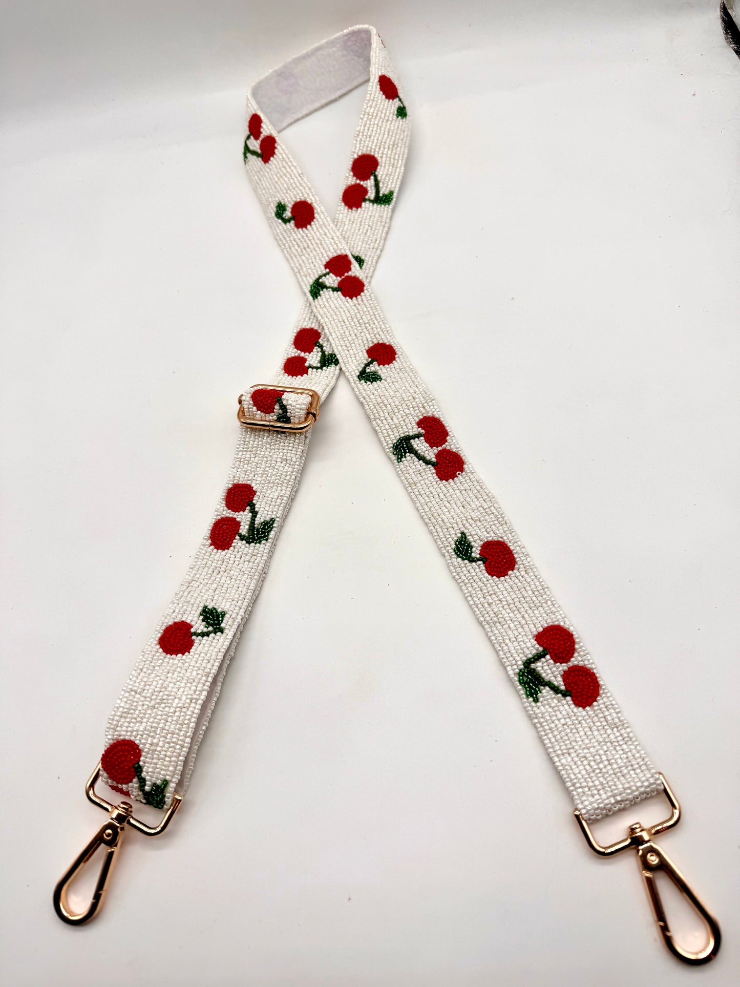 Cherry Handmade Beaded Strap