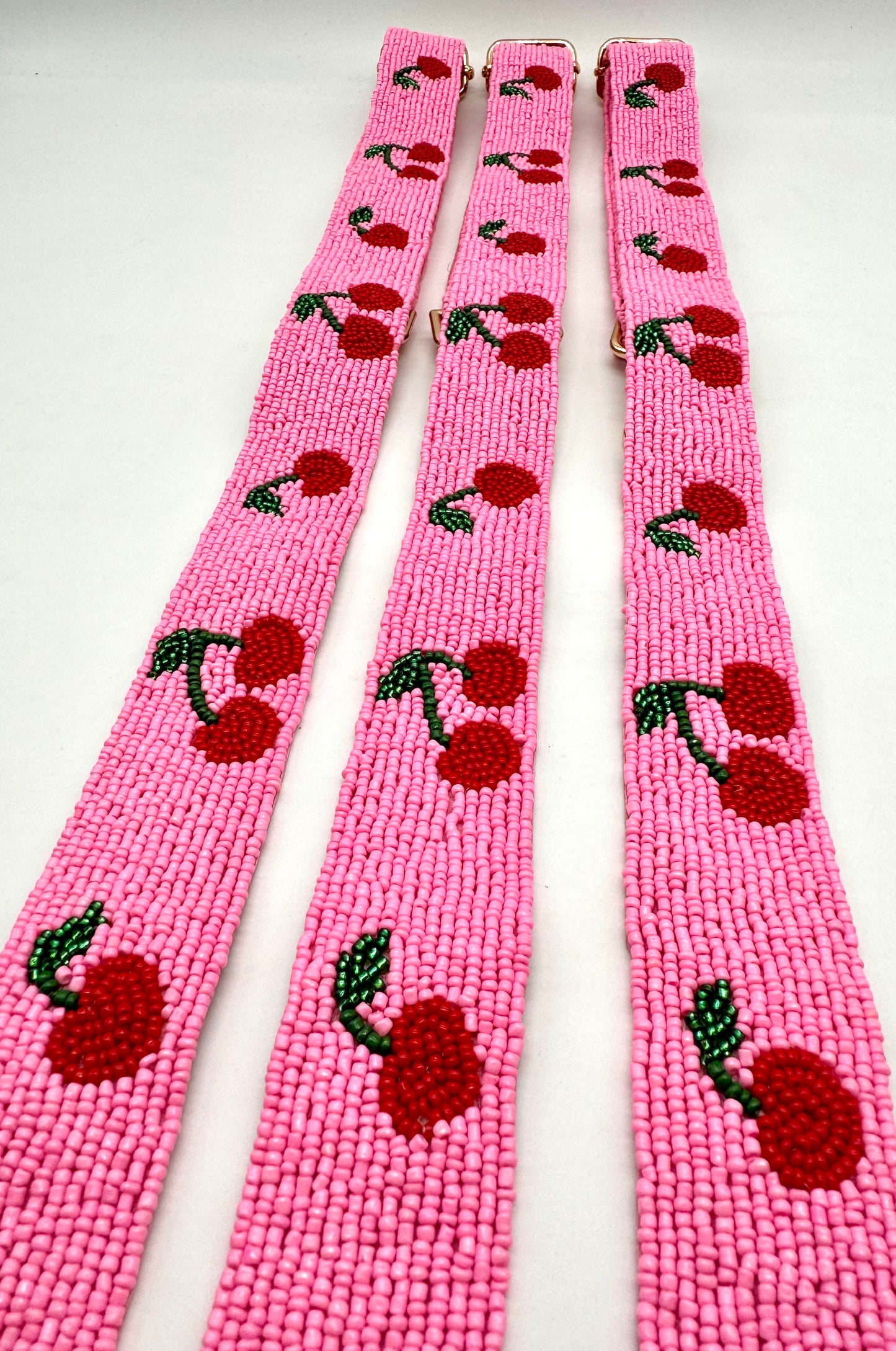 Cherry Handmade Beaded Strap