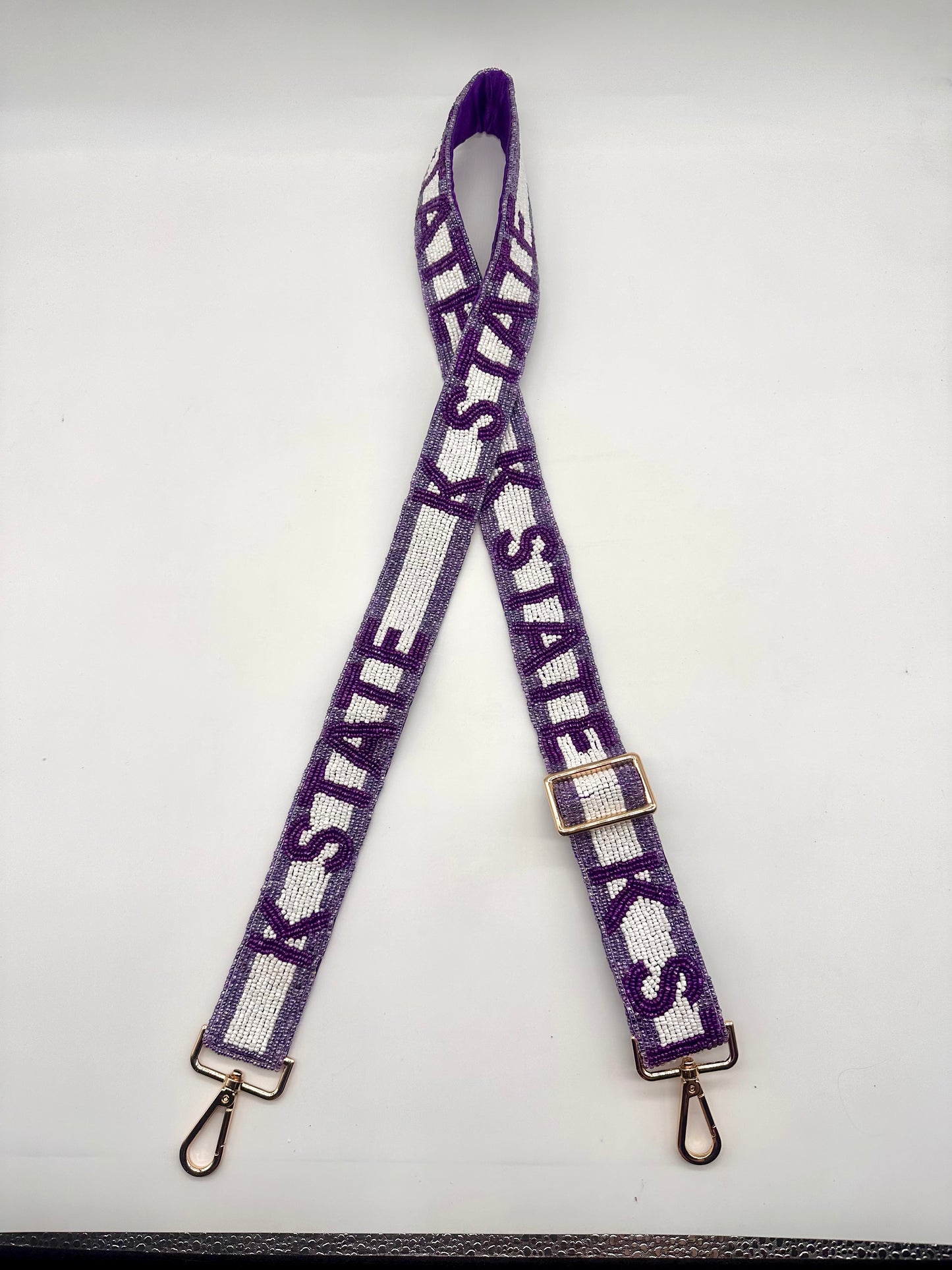 K State Handmade Beaded Strap