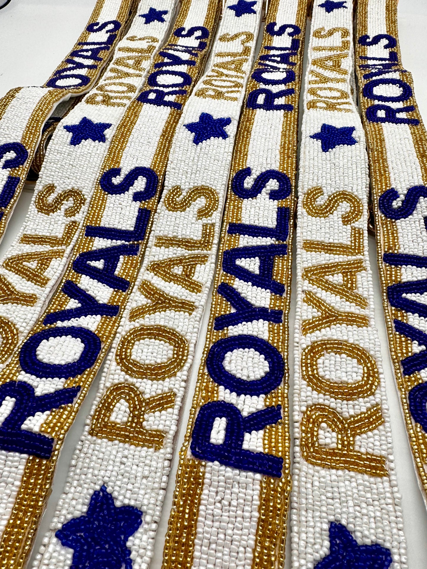 Royals Stars or Stripes Handmade Beaded Strap