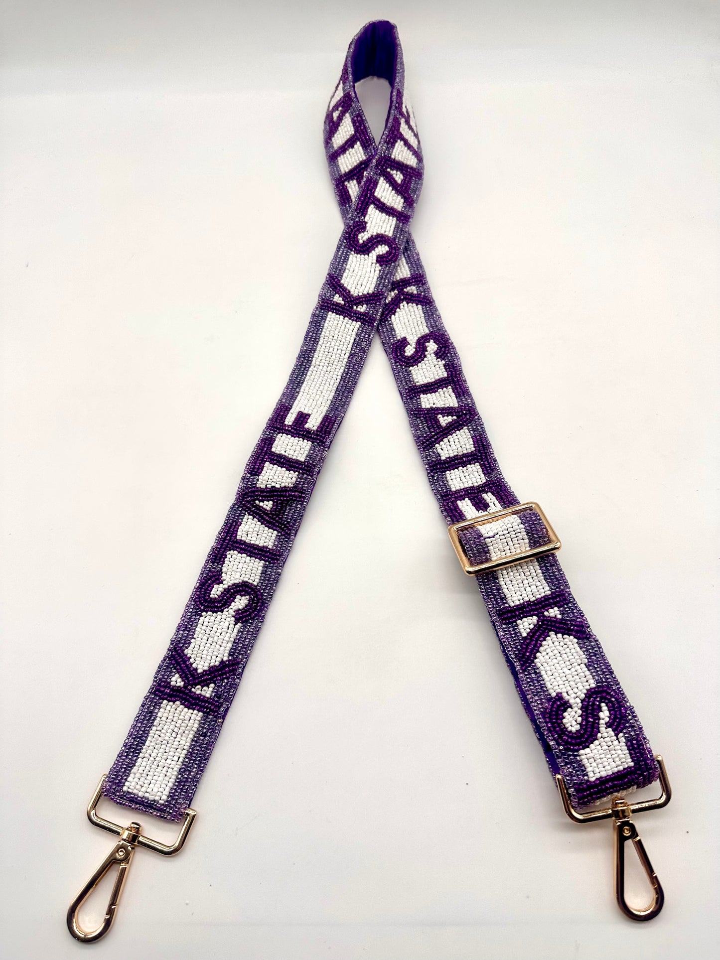 K State Handmade Beaded Strap