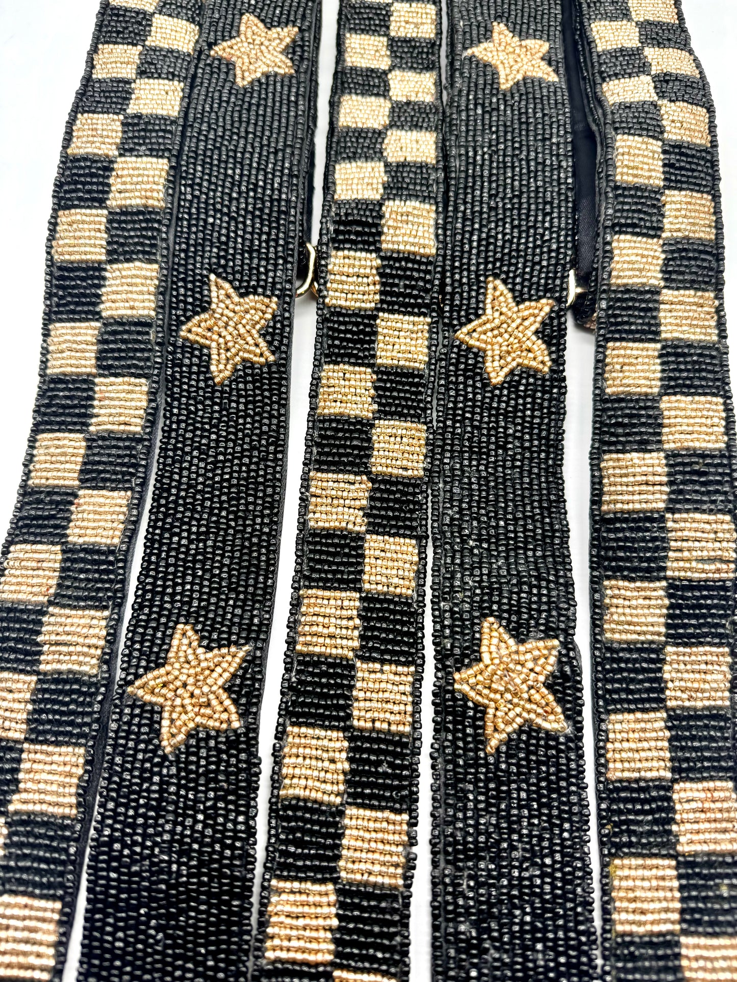 Black and Gold Stars or Checkered Straps