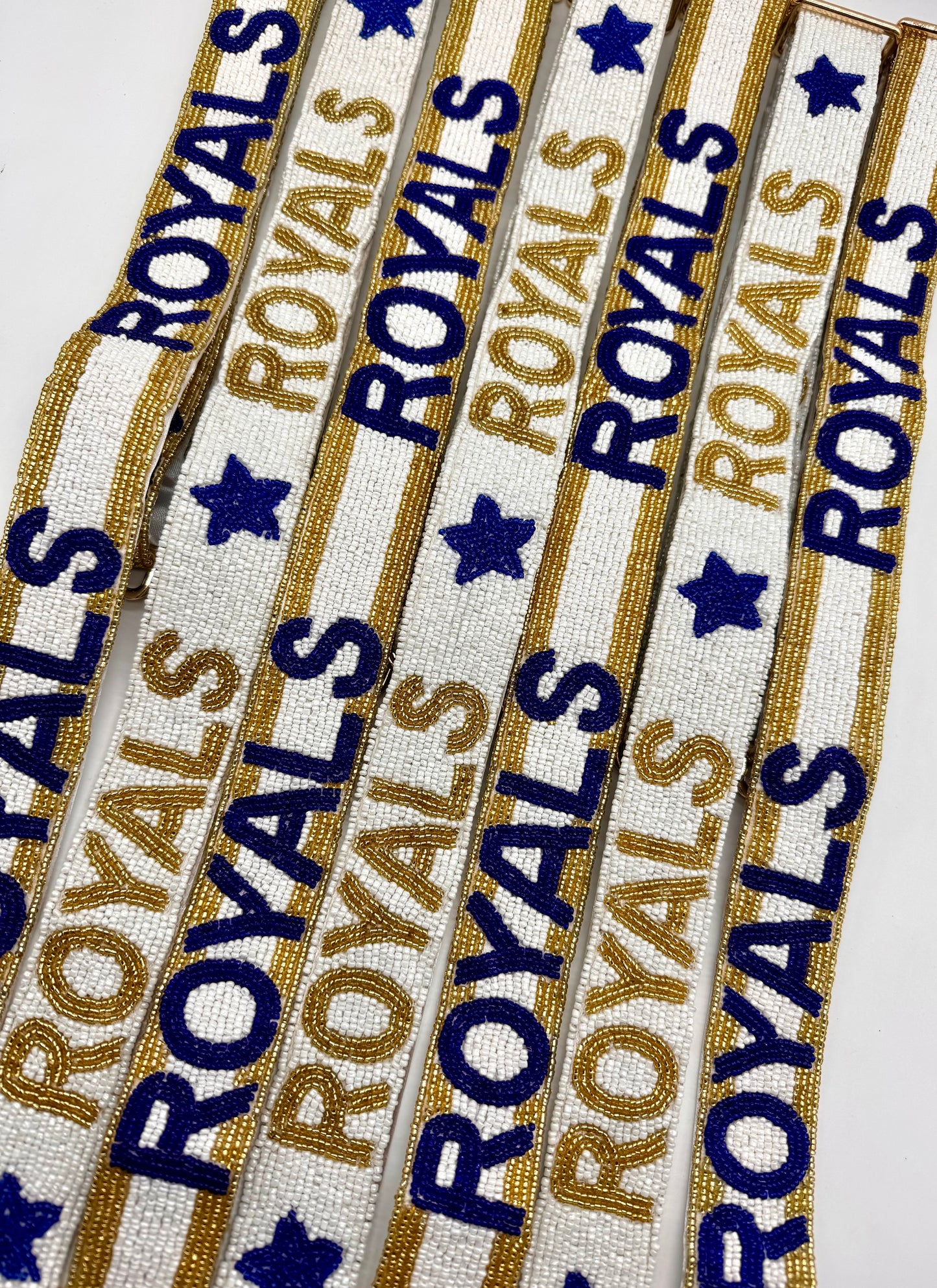 Royals Stars or Stripes Handmade Beaded Strap