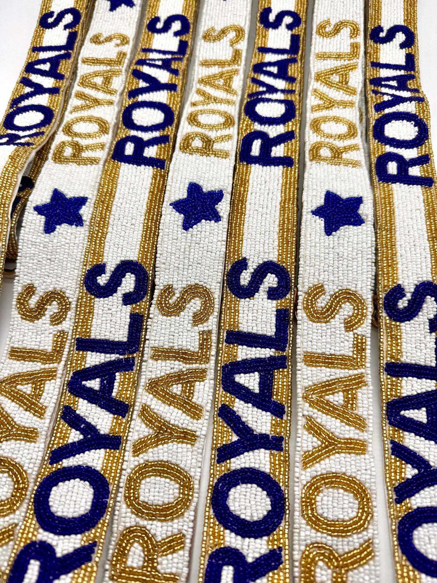 Royals Stars or Stripes Handmade Beaded Strap