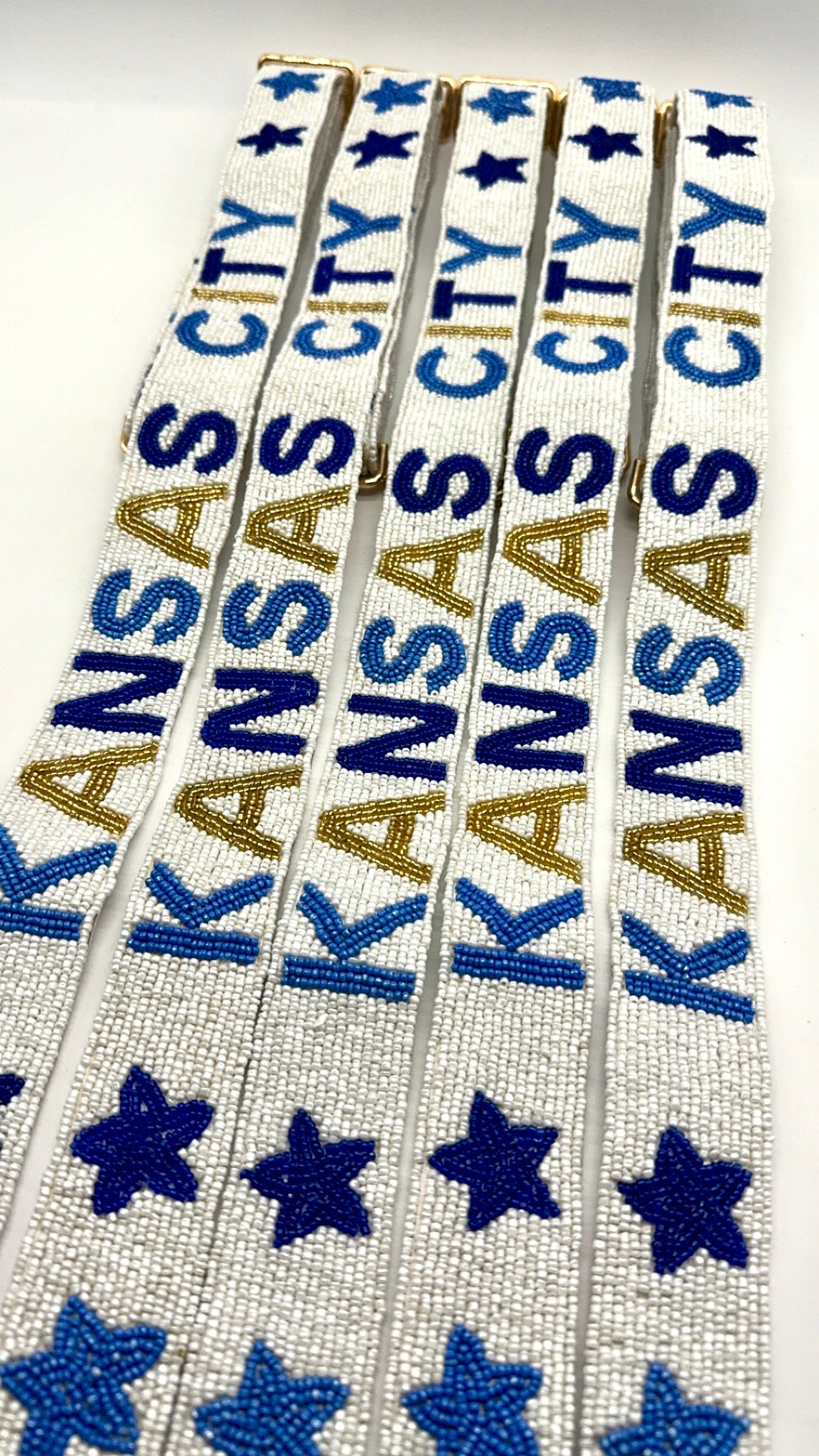 Kansas City Sparkle - Blue and Gold