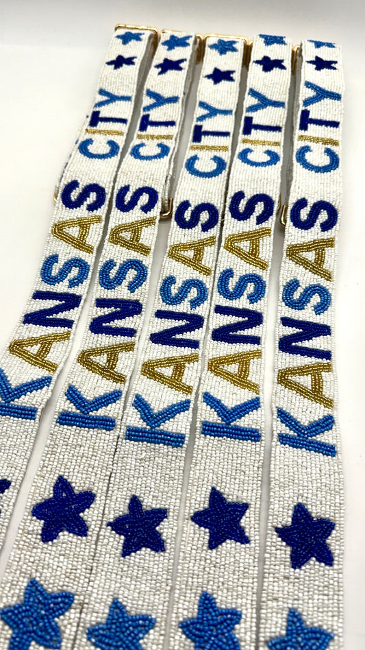 Kansas City Sparkle - Blue and Gold