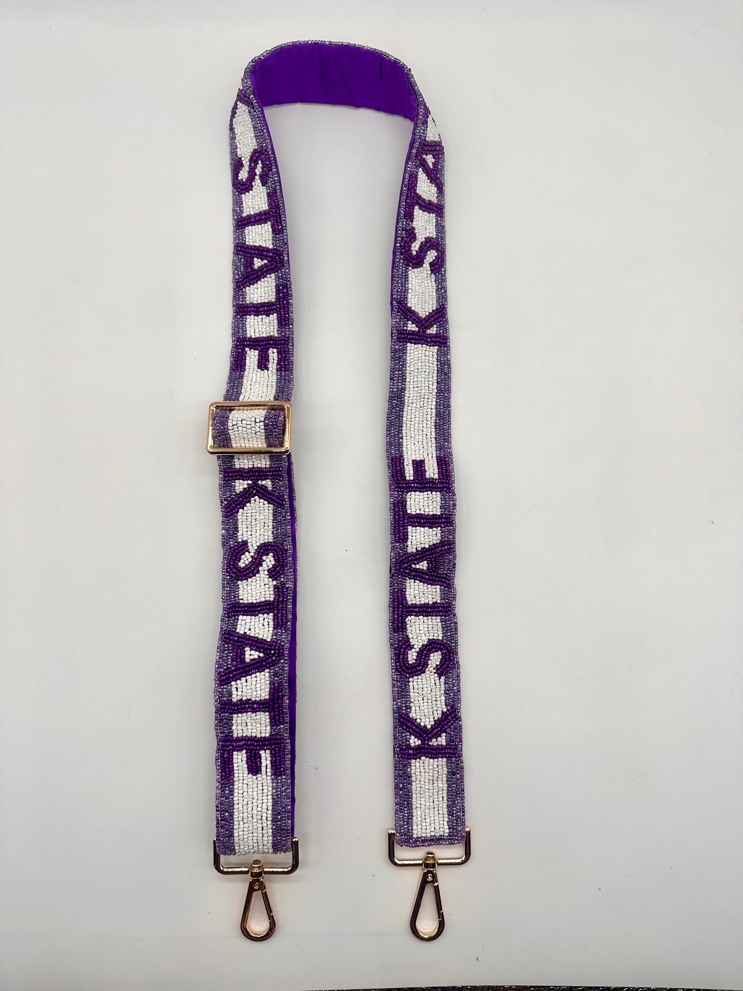 K State Handmade Beaded Strap