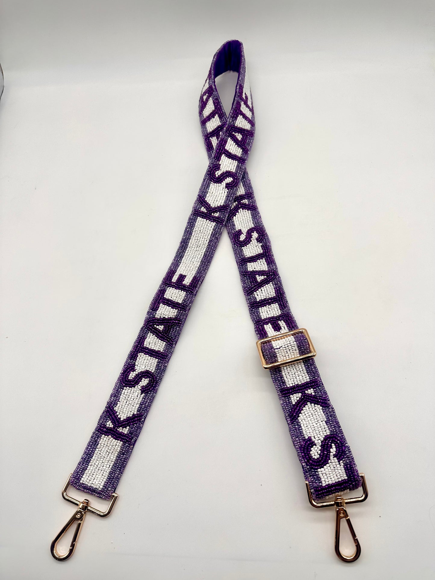 K State Handmade Beaded Strap