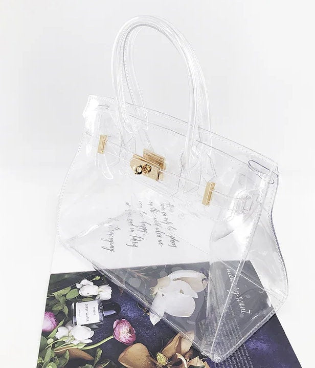 Luxury Clear Purse. Stadium approved bag.