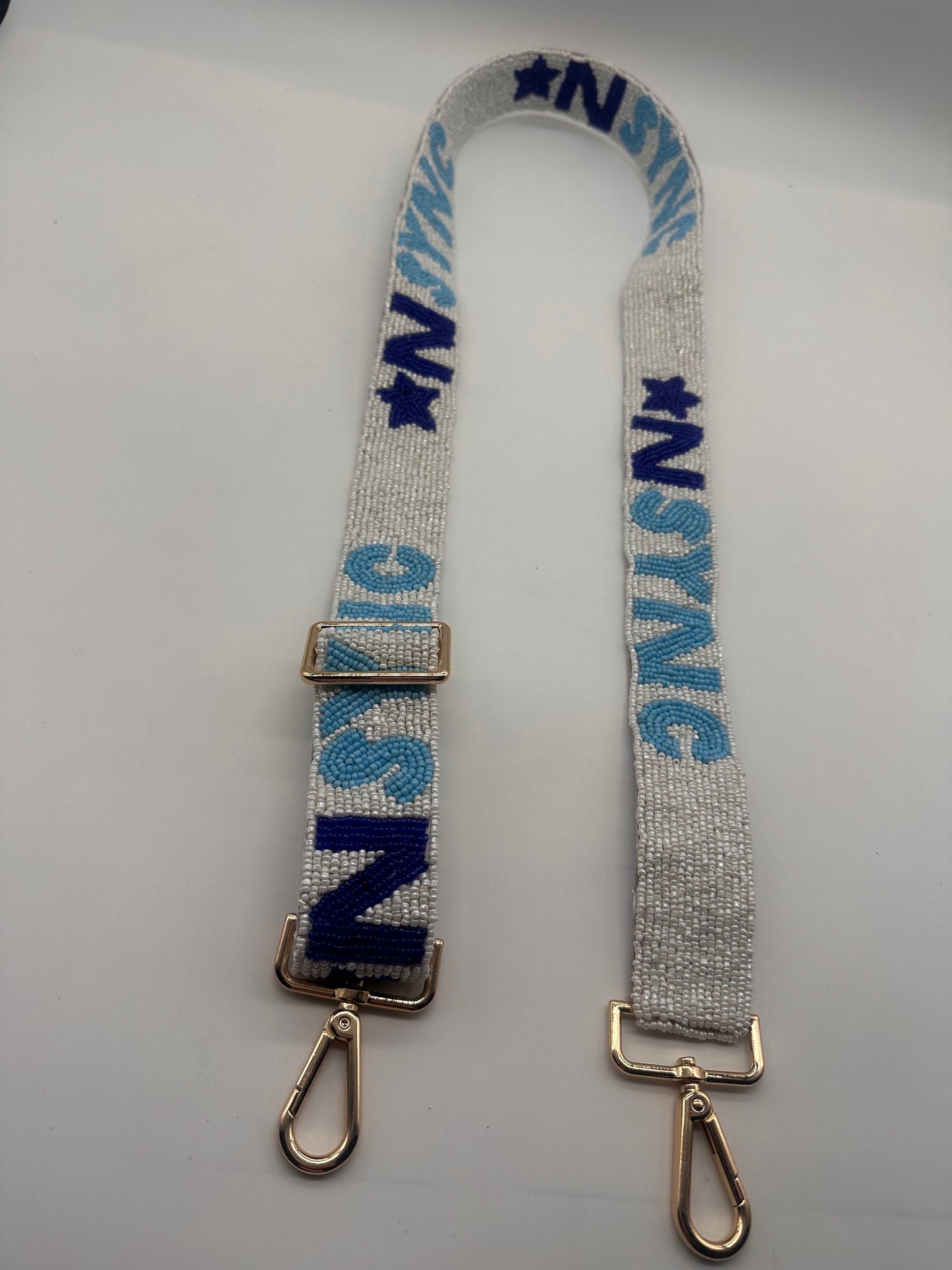 NSYNC Beaded Purse Strap. Handmade adjustable Crossbody Strap.  Who’s dreaming of an NSYNC reunion?